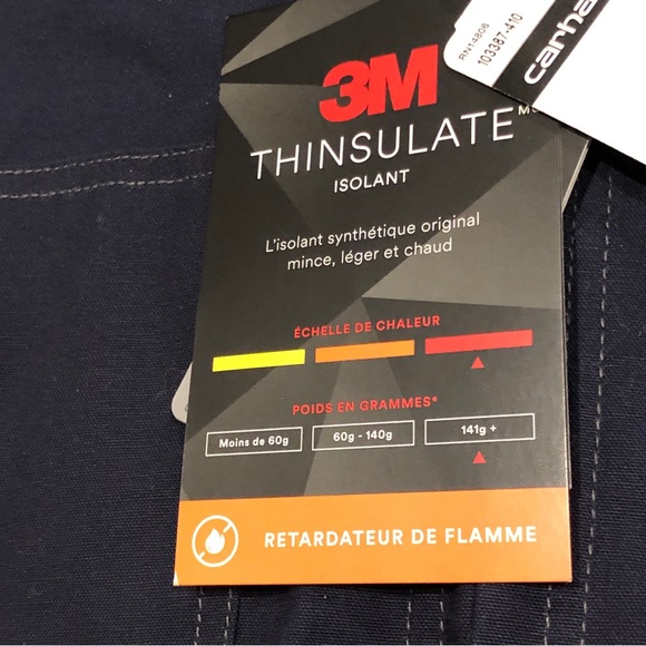 Carhartt Vest Adult 3XL XXXL Blue Work Wear Duck Down FR Fire Resistant Mens - Picture 6 of 16